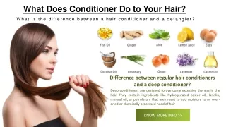 What Does Conditioner Do to Your Hair
