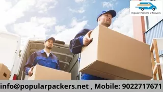 MOVERS & PACKERS FOR SAFE & SECURE SHIFTING
