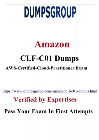 Buy Latest CLF-C01 Question and Answers with Online Test Engine Facility