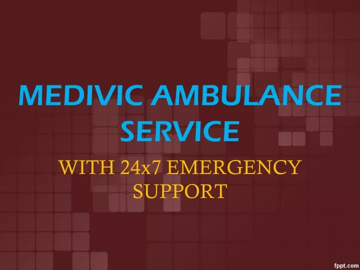 medivic ambulance service