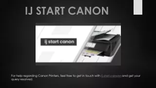 IJ Start Canon