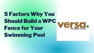 5 factors why you should build a wpc fence
