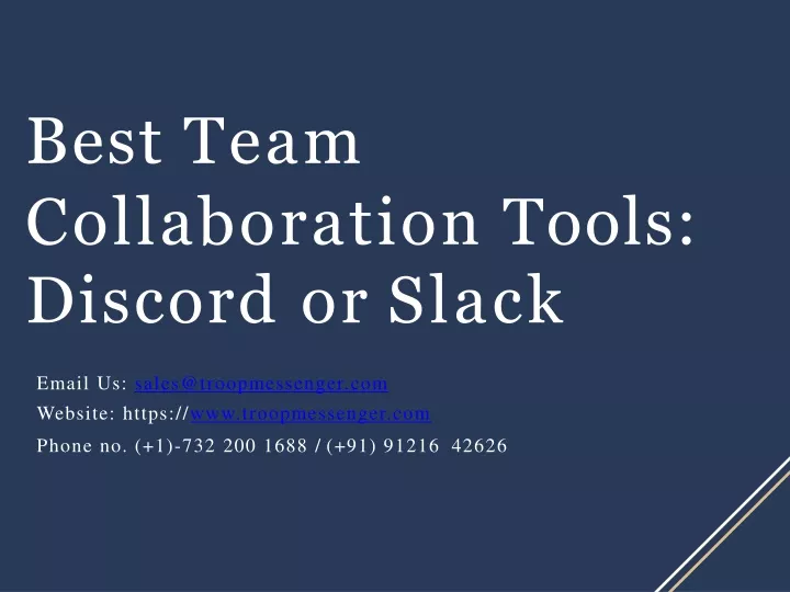 best team collaboration tools discord or slack
