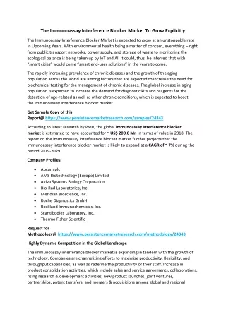 the immunoassay interference blocker market