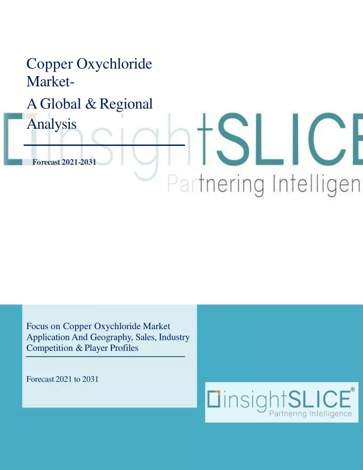 copper oxychloride market