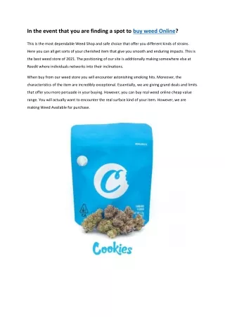 Buy Real Weed Online