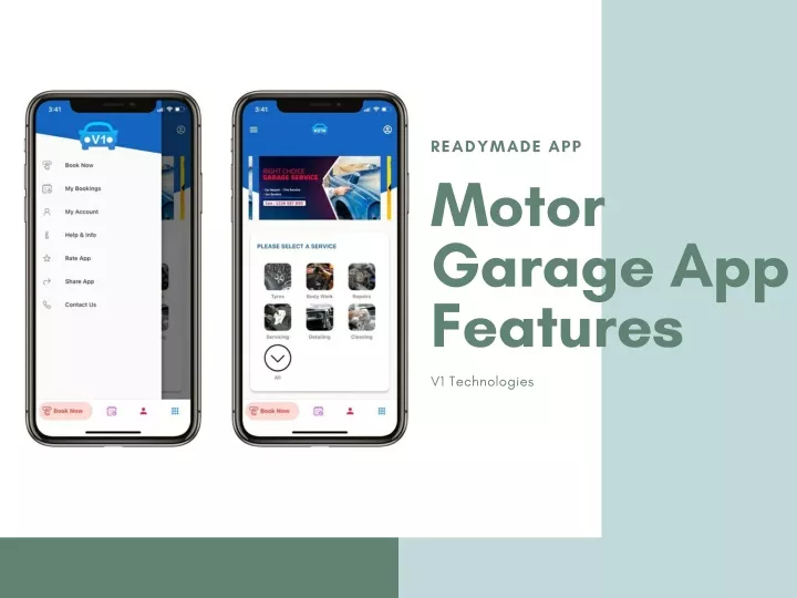 readymade app motor garage app features