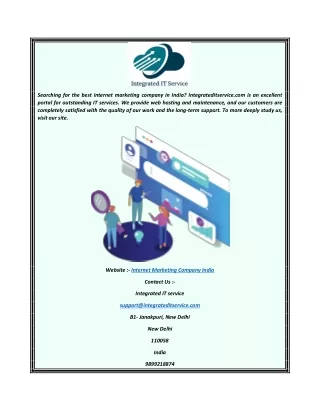 Internet Marketing Company India  Integrateditservice.com