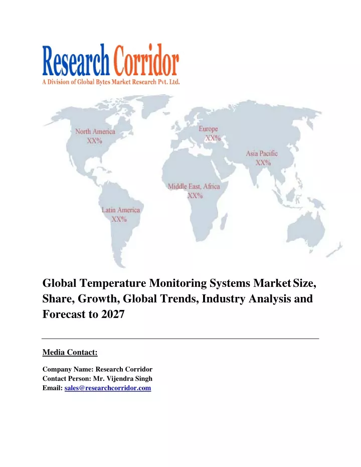 global temperature monitoring systems market size