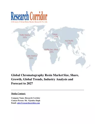 global chromatography resin market size share