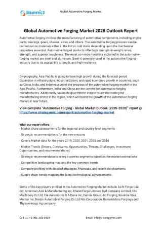 global automotive forging market