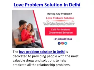 Love Problem Solution In Delhi -  91-8146591746
