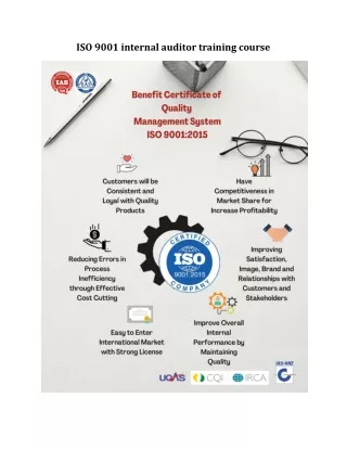 ISO 9001 internal auditor training course