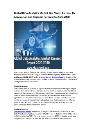 global data analytics market size study by type