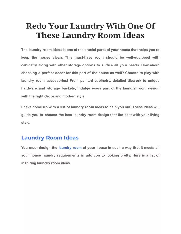 redo your laundry with one of these laundry room