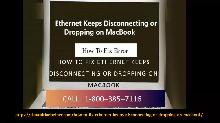 how to fix ethernet keeps disconnecting or dropping on macbook