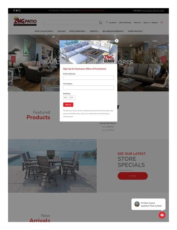 Outdoor Patio Furniture in Naples FL