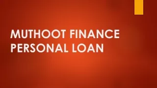 Muthoot Finance Personal Loan | Check EMI, Interest Rates, Eligibility | Afinoz