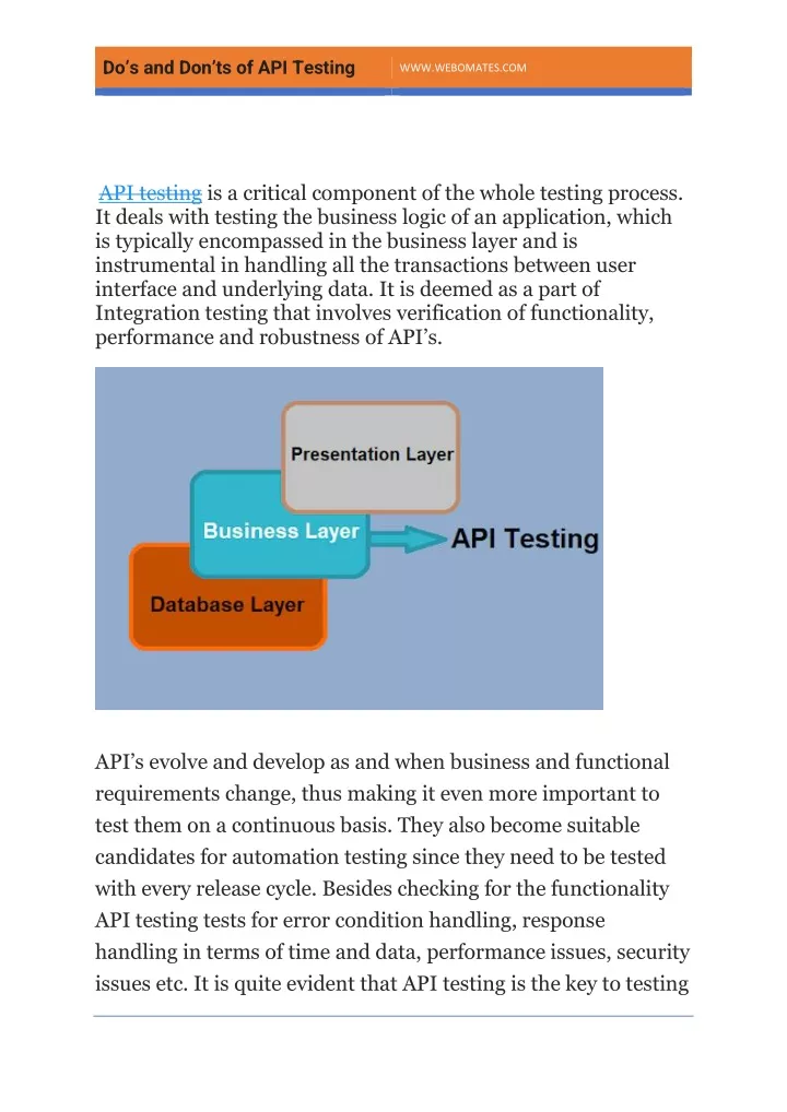 do s and don ts of api testing