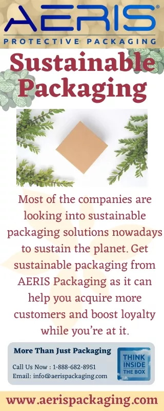 sustainable packaging