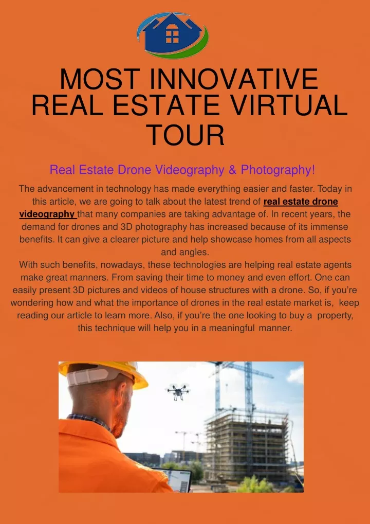 most innovative real estate virtual tour