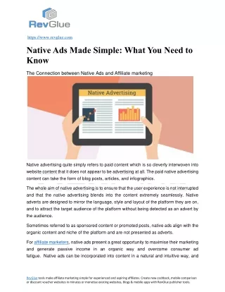 https www revglue com native ads made simple what