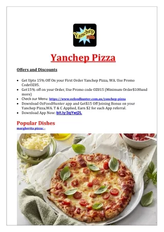 yanchep pizza offers and discounts get upto