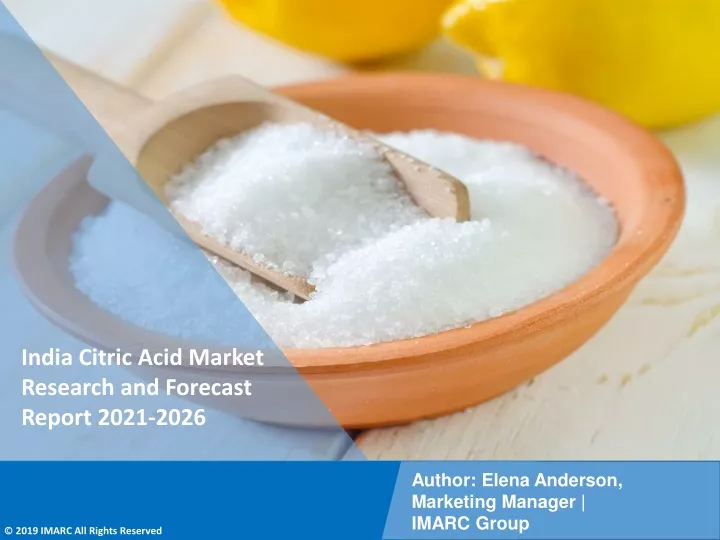 india citric acid market research and forecast