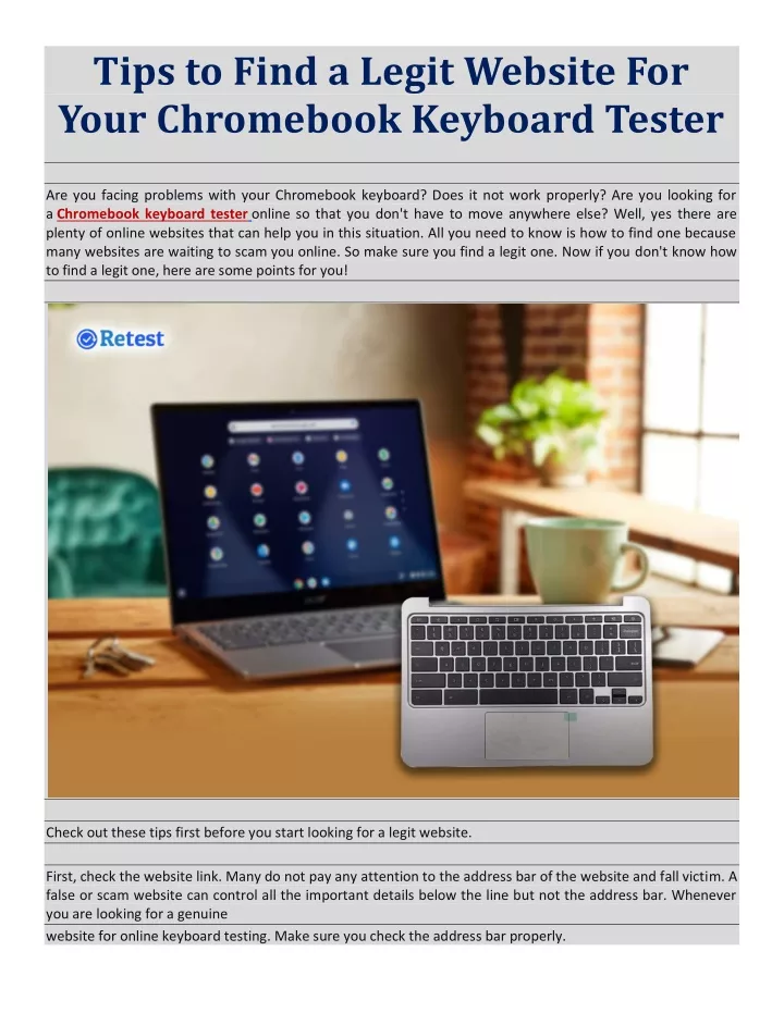 tips to find a legit website for your chromebook