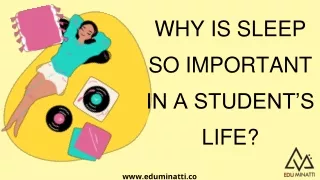 why is sleep so important in a student s life
