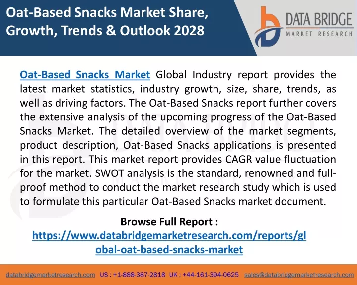 oat based snacks market share growth trends
