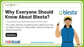 why everyone should know about blesta
