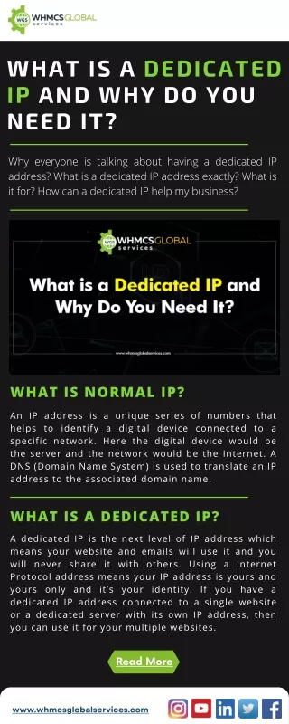 what is a dedicated ip and why do you need it