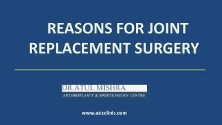 Total Joint Replacement Surgeon in Delhi NCR