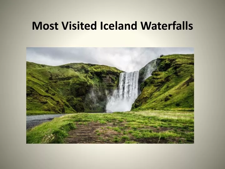 most visited iceland waterfalls