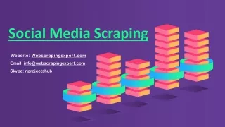 social media scraping
