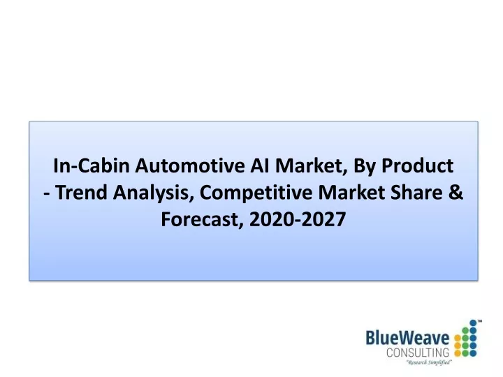 in cabin automotive ai market by product trend