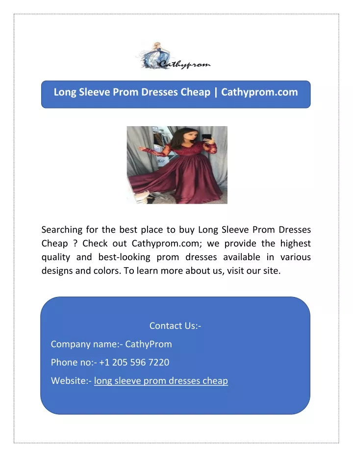 long sleeve prom dresses cheap cathyprom com