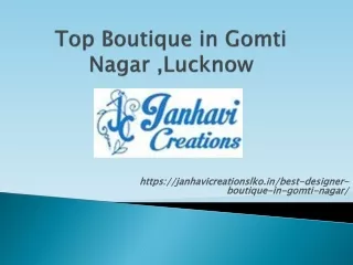 top boutique in gomti nagar lucknow