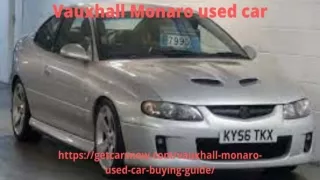 Vauxhall Monaro used car