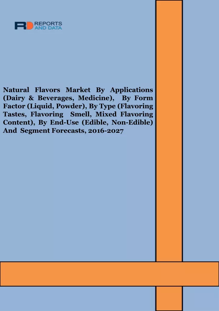 natural flavors market by applications dairy