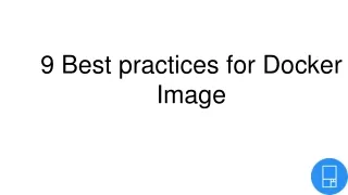 9 best practices for docker image
