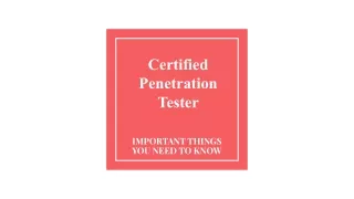 certified penetration tester