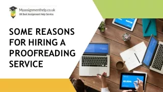 Some Reasons for Hiring a Proofreading Service