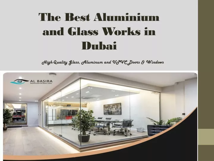 the best aluminium and glass works in dubai