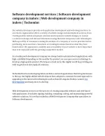 Software development services | Software development company in indore | Web dev - slide 1