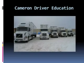 cameron driver education