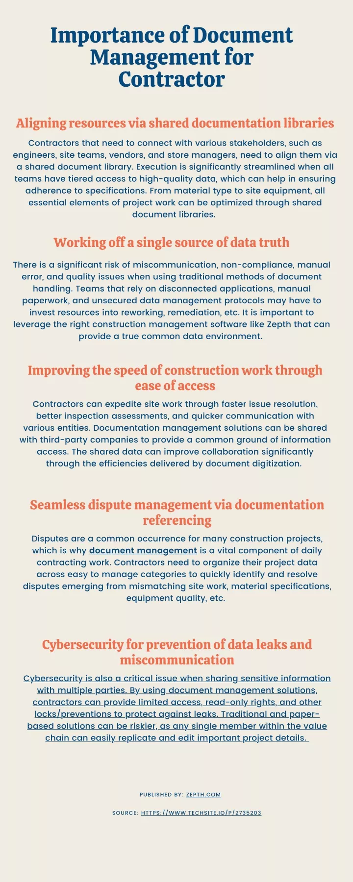 importance of document management for contractor