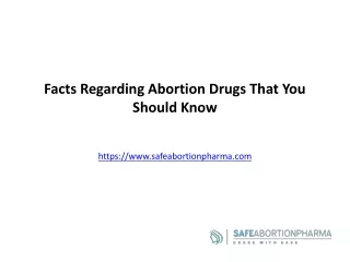 Facts Regarding Abortion Drugs That You Should Know