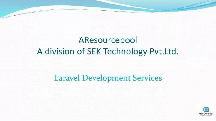 aresourcepool a division of sek technology pvt ltd